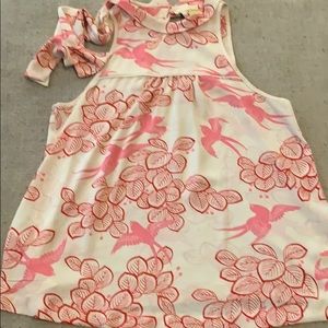 Maeve flowy top with neck tie size 6